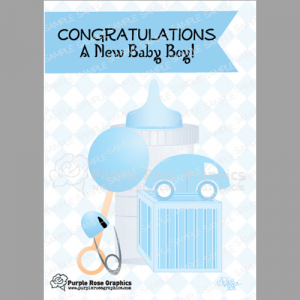 Greeting cards for baby showers