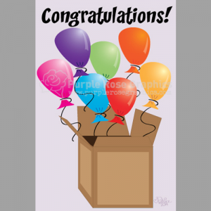 Congratulations greeting cards