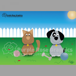 custom animal note cards
