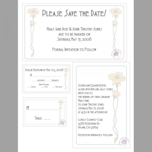 custom save the date