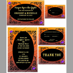 custom wedding invitations