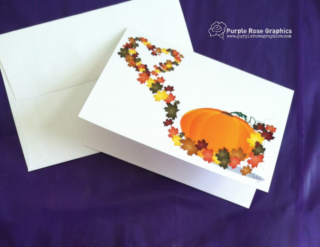 Notecards Vs. Greeting Cards - Purple Rose Graphics