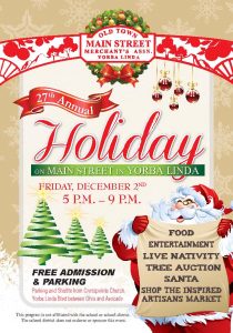 Yorba Linda, CA Holiday on Main Street