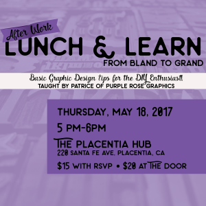 After Work Lunch & Learn Workshop on May 18