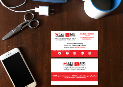 Healthcare Company Business Cards