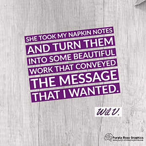 Purple Rose Testimonials from yelp