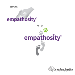 Before and After Logo Design for Empathosity created by Purple Rose Graphics in Orange County California